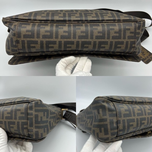 Authentic Fendi Zucca coated canvas messenger bag - Picture 10 of 17